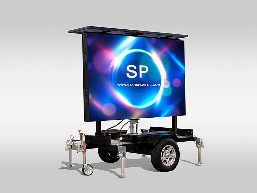 LED trailer sign